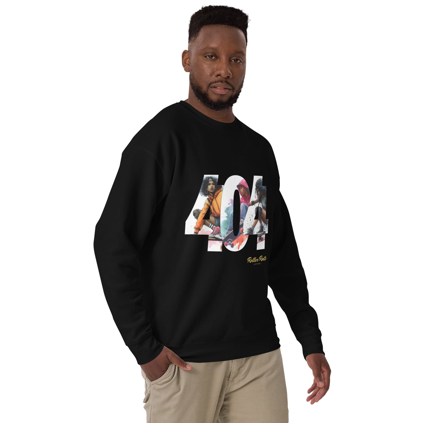 Skateboarding in the 404 Unisex Premium Sweatshirt