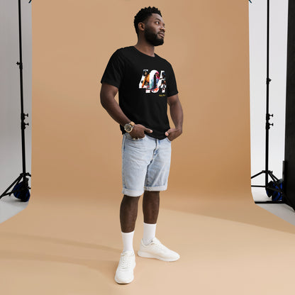 Skateboarding in the 404 Unisex t-shirt
