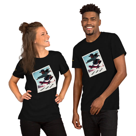 Dream. Dare. Skate. Unisex t-shirt