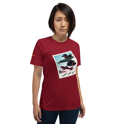 Dream. Dare. Skate. Unisex t-shirt