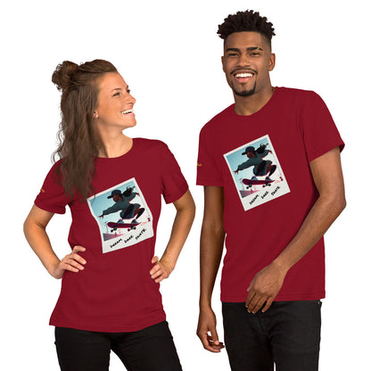 Dream. Dare. Skate. Unisex t-shirt