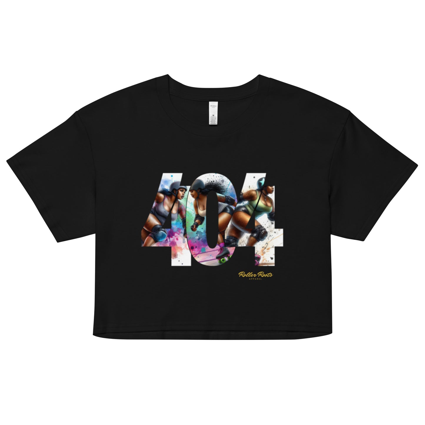 Roller Derby in the 404 Women’s crop top