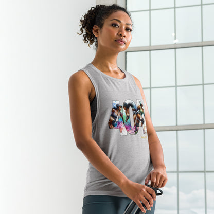 Roller Derby in the 404 Ladies’ Muscle Tank