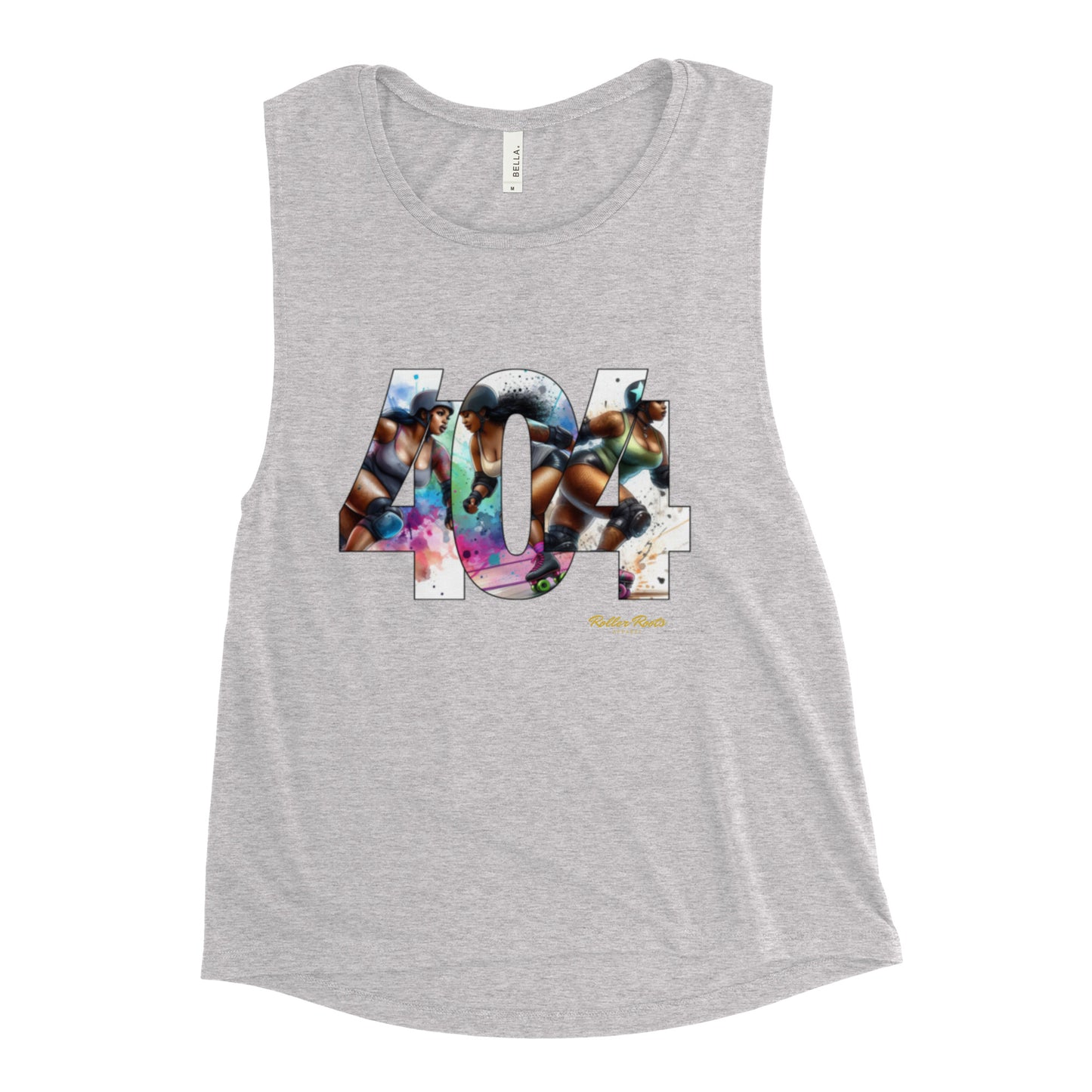 Roller Derby in the 404 Ladies’ Muscle Tank