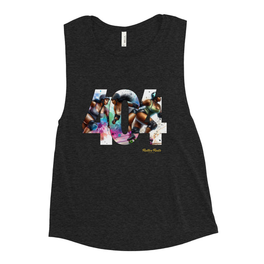 Roller Derby in the 404 Ladies’ Muscle Tank