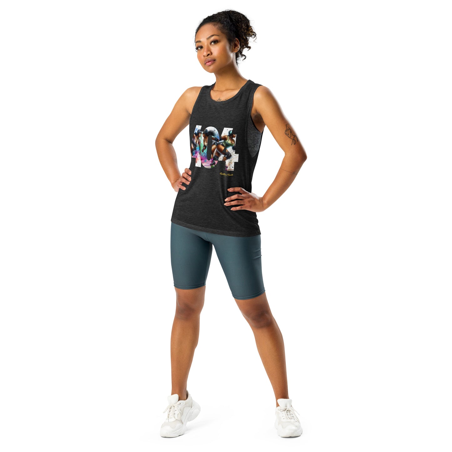 Roller Derby in the 404 Ladies’ Muscle Tank