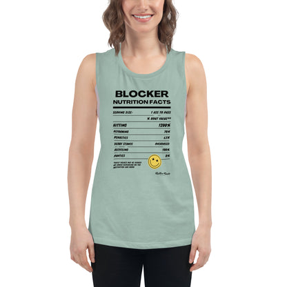 Blocker Facts Ladies’ Muscle Tank