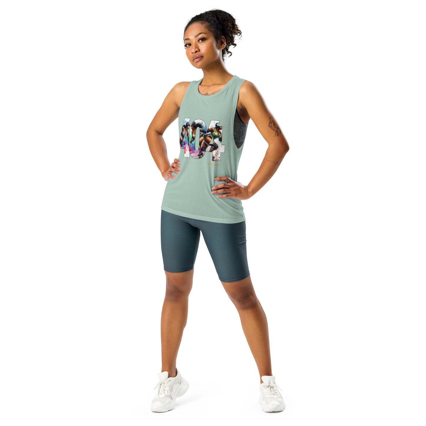 Roller Derby in the 404 Ladies’ Muscle Tank