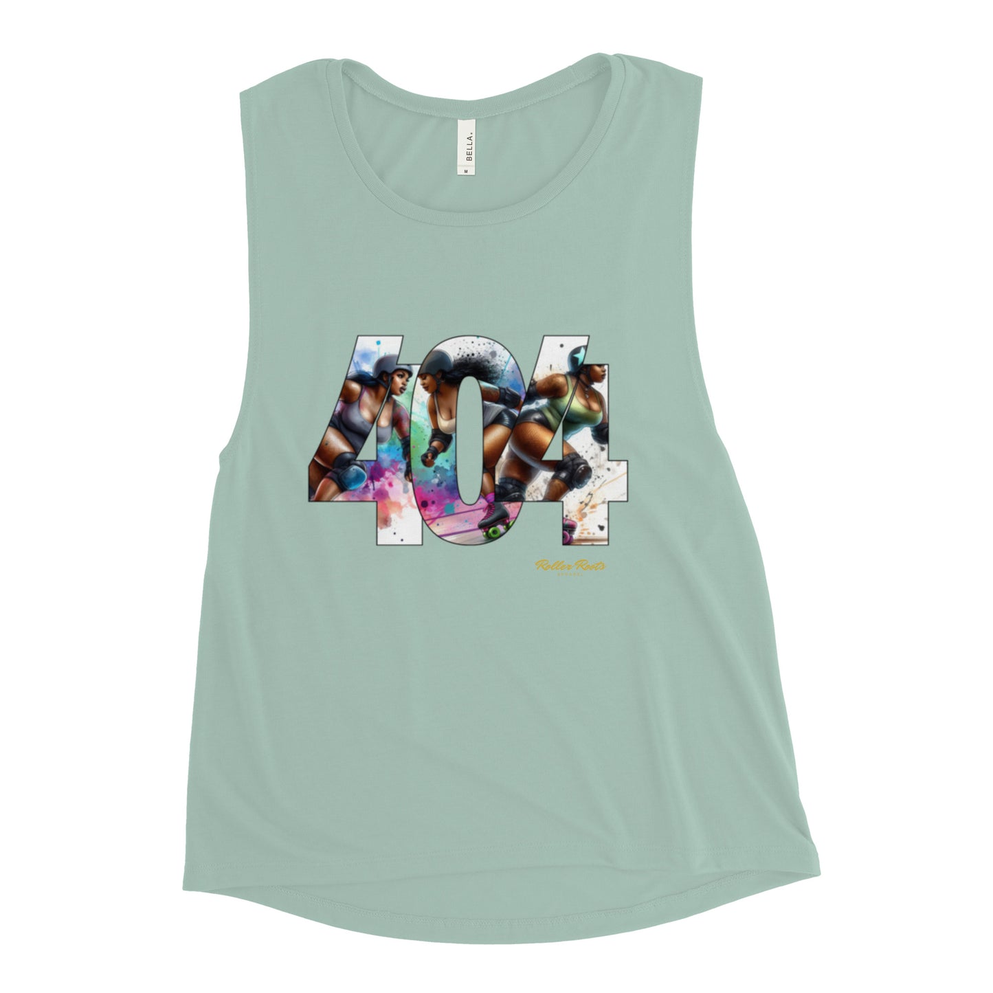 Roller Derby in the 404 Ladies’ Muscle Tank