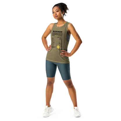 Blocker Facts Ladies’ Muscle Tank