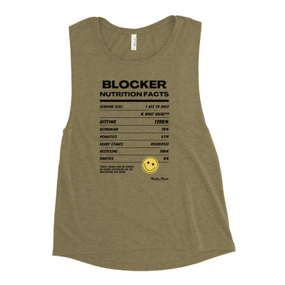 Blocker Facts Ladies’ Muscle Tank