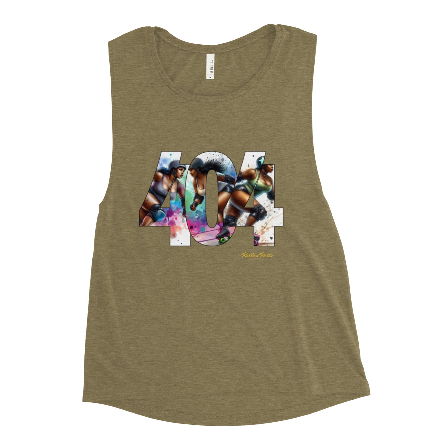 Roller Derby in the 404 Ladies’ Muscle Tank