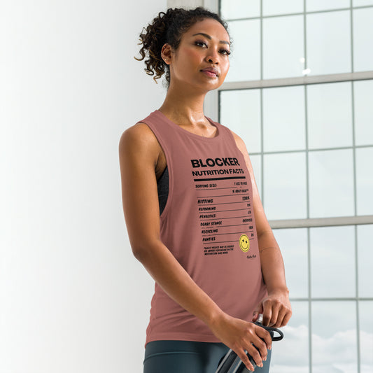 Blocker Facts Ladies’ Muscle Tank