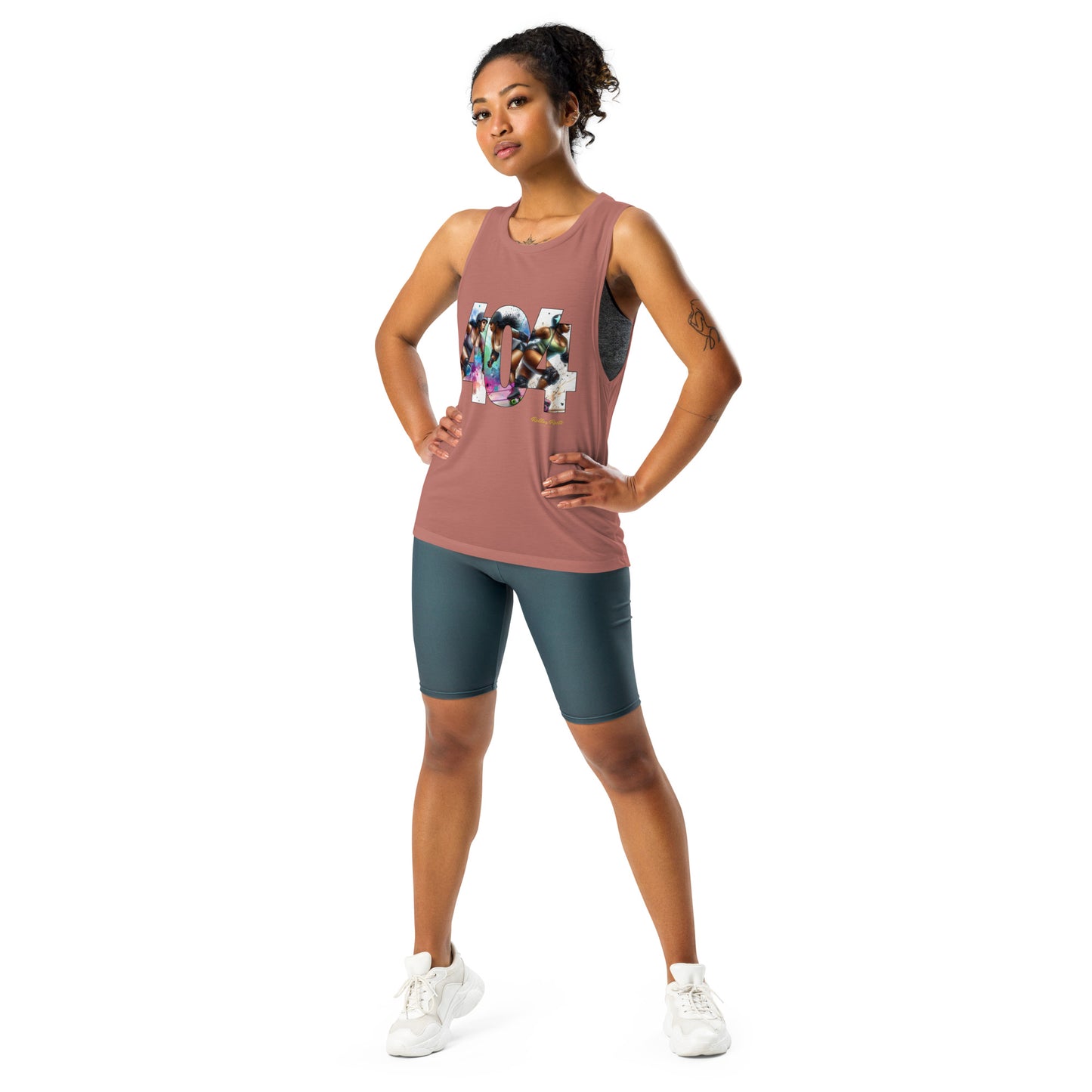 Roller Derby in the 404 Ladies’ Muscle Tank