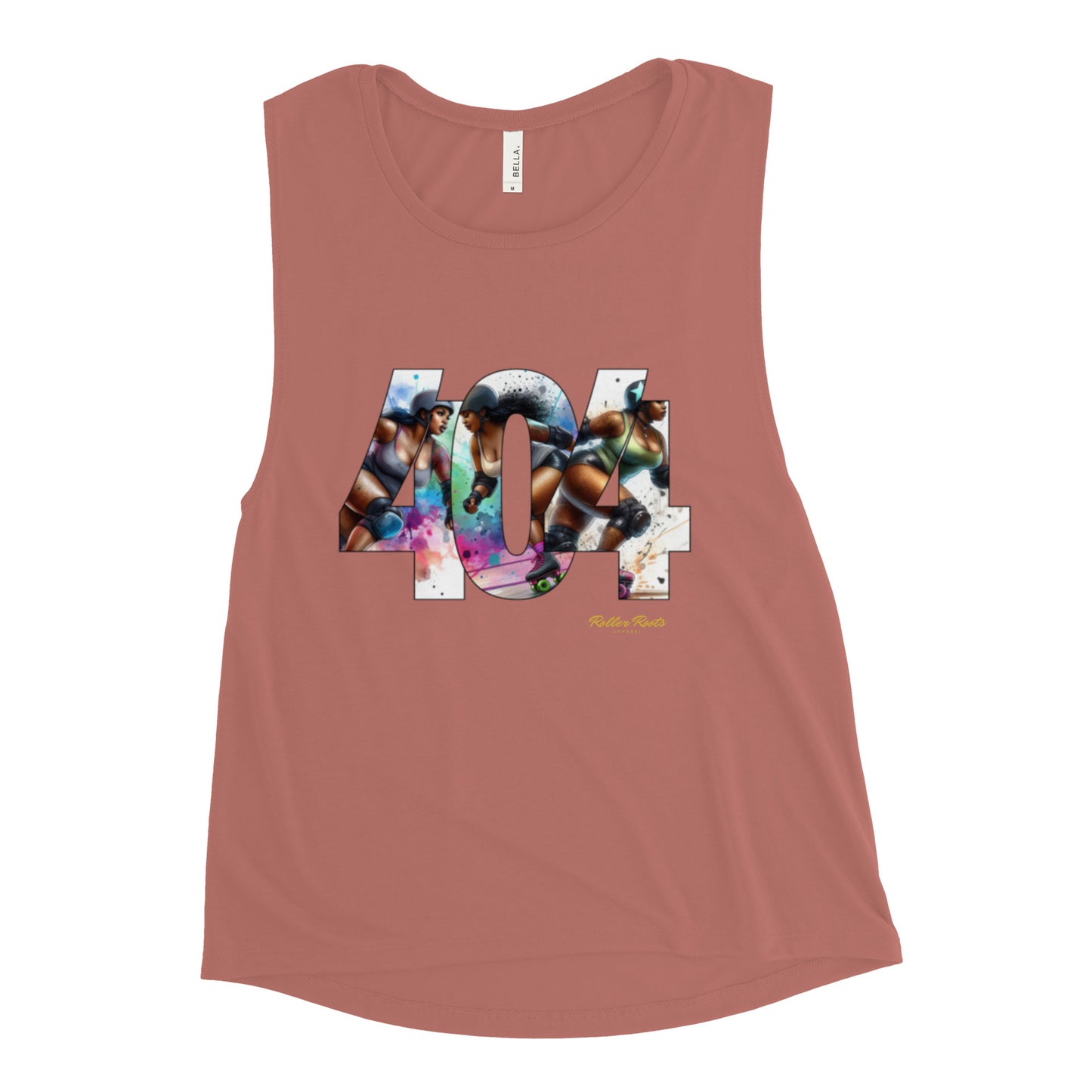 Roller Derby in the 404 Ladies’ Muscle Tank