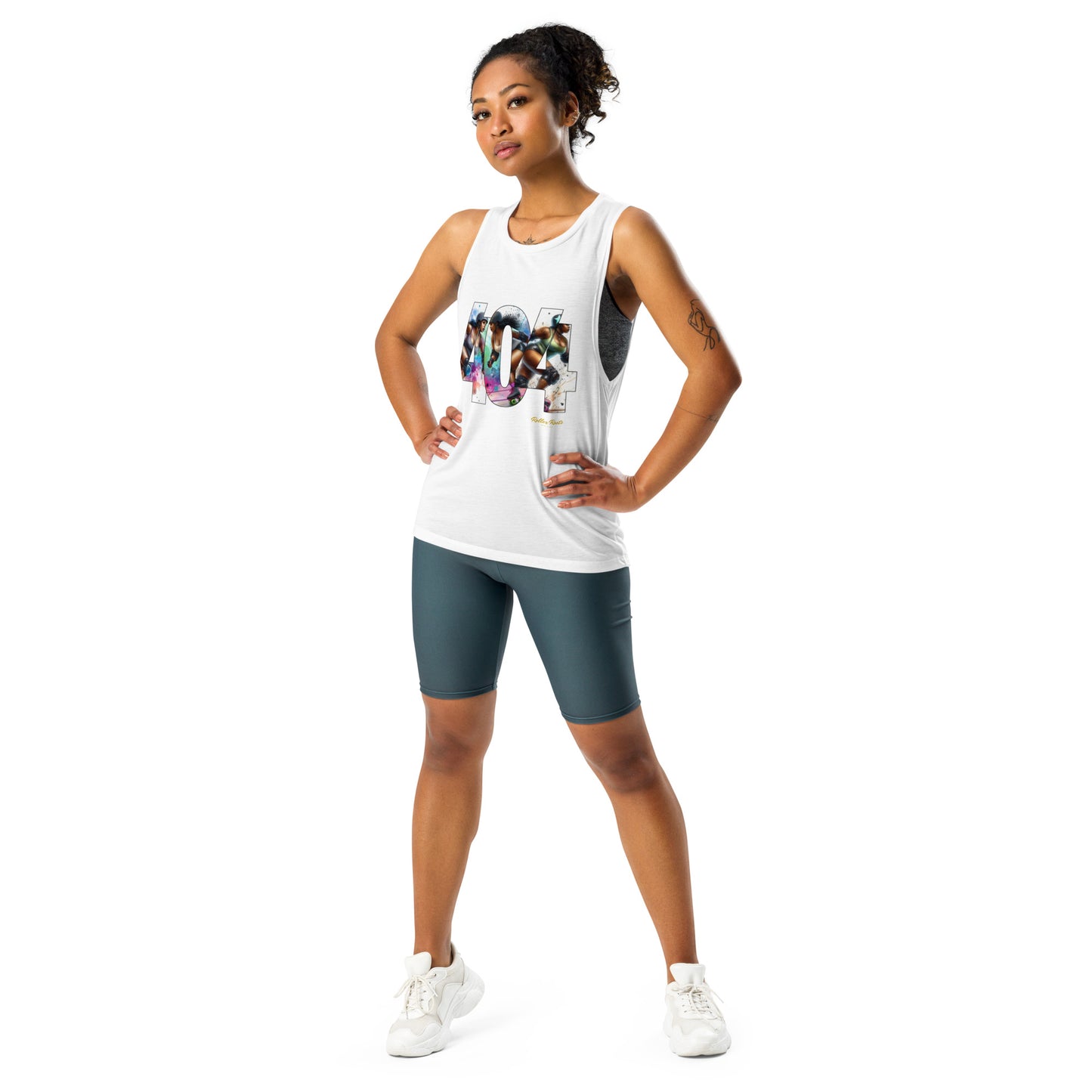 Roller Derby in the 404 Ladies’ Muscle Tank