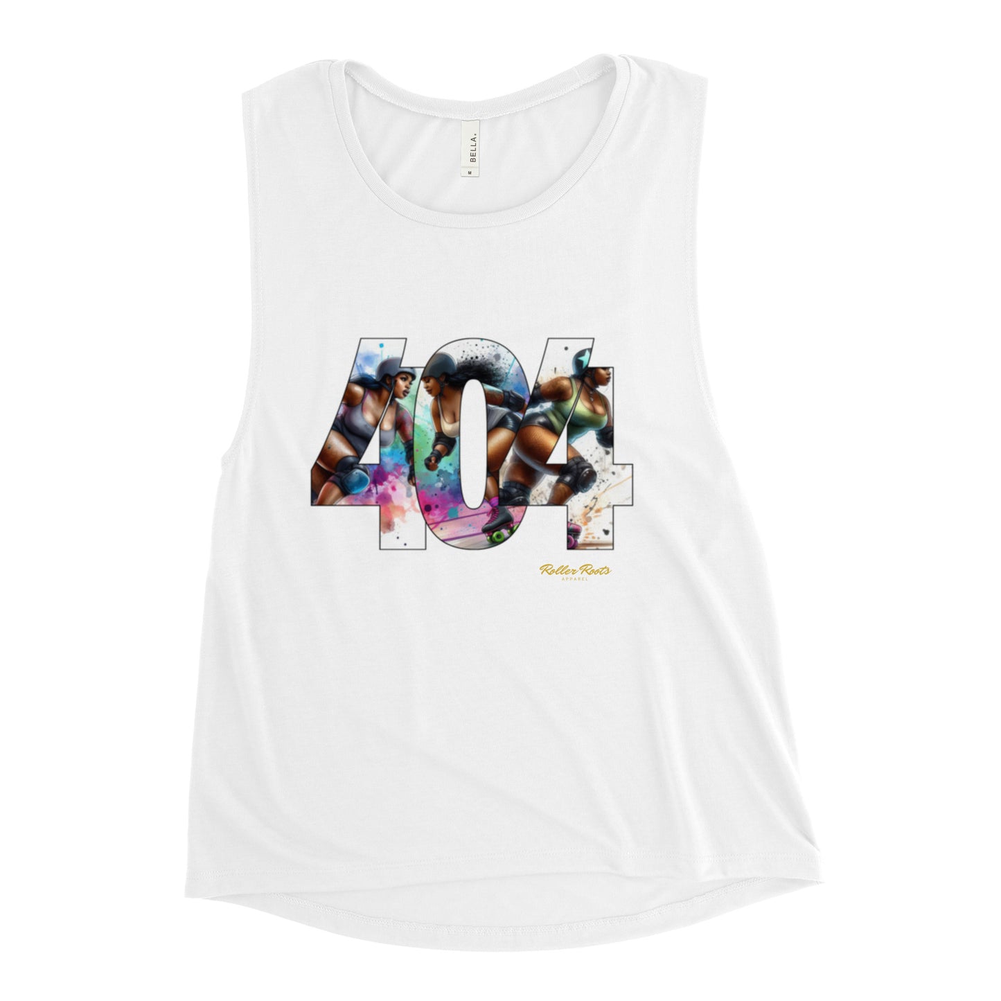 Roller Derby in the 404 Ladies’ Muscle Tank