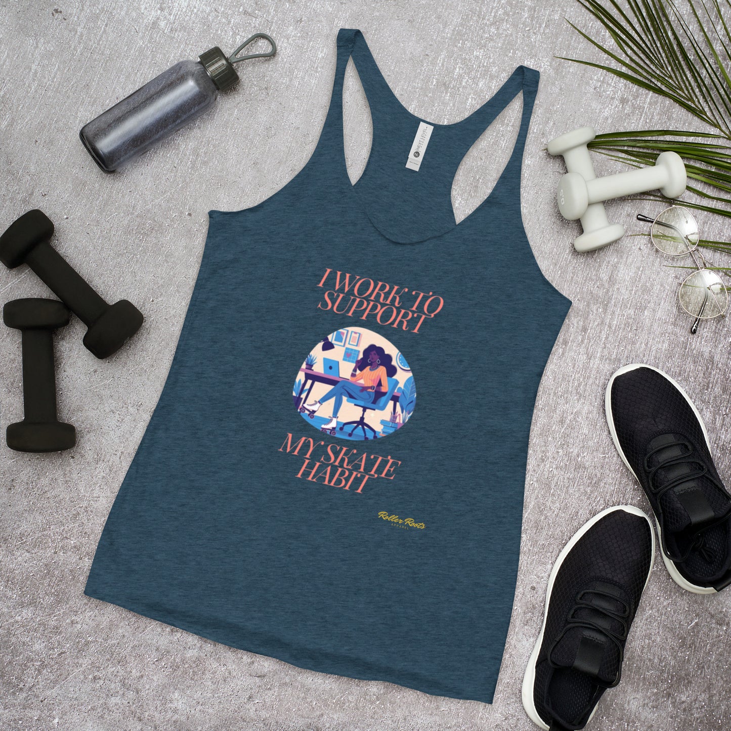 Work to Skate Women's Racerback Tank