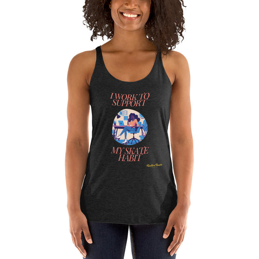 Work to Skate Women's Racerback Tank