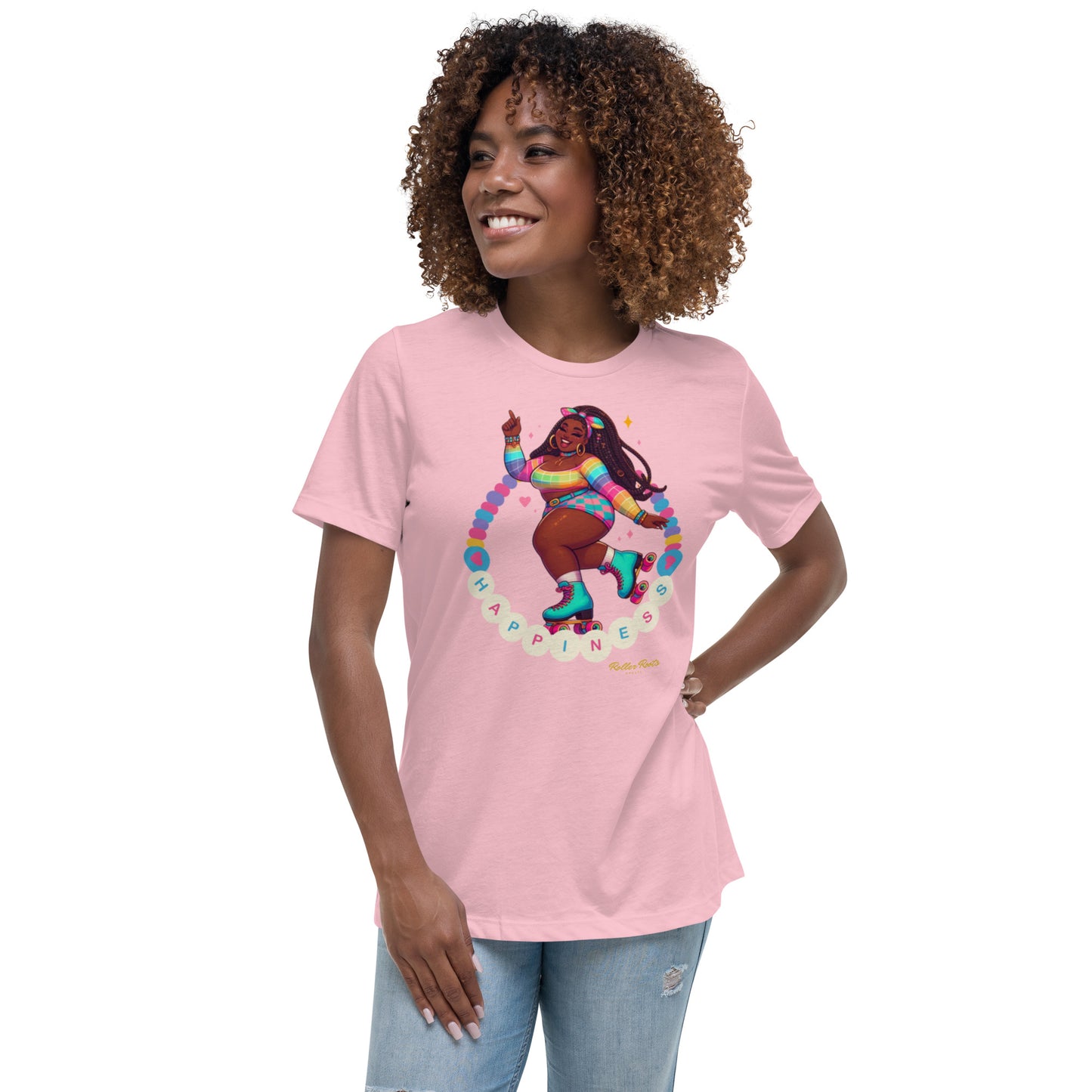 Happy Skater Women's Relaxed T-Shirt