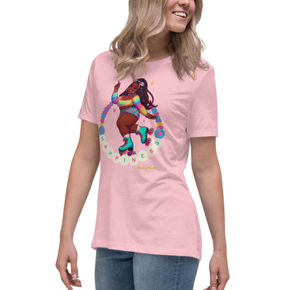 Happy Skater Women's Relaxed T-Shirt