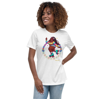 Happy Skater Women's Relaxed T-Shirt